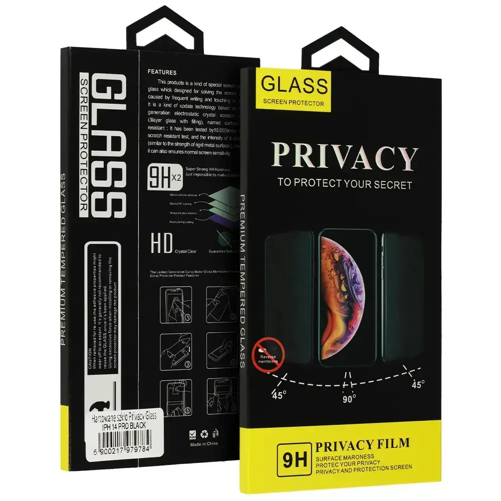 Toptel Privacy Glass для iPhone 17 Black Photo 7