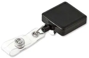 KEY-BAK Retractor KeyBak ABadge Holder 36 BLACK