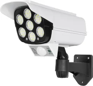Rebel URZ1009 Solar Powered Dummy Security Camera with LED Facade Lighting