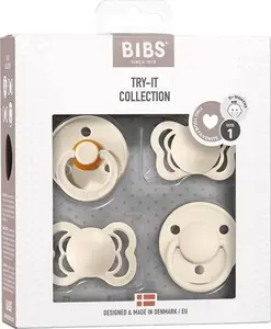 Bibs Try-It Pack Ivory подарочный набор детских пустышек