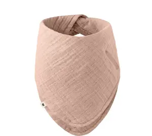 Bibs Bandana Bib 100% GOTS Organic Cotton Blush