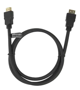 High-Speed Flex HDMI Cable DELTACO HDMI-1010D-FLEX-LOCK 4K UHD with Lock Black