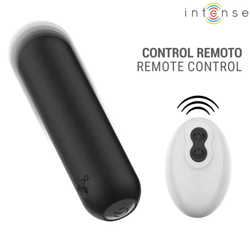 INTENSE Judy Vibrating Bullet with Remote Control Black Photo 2