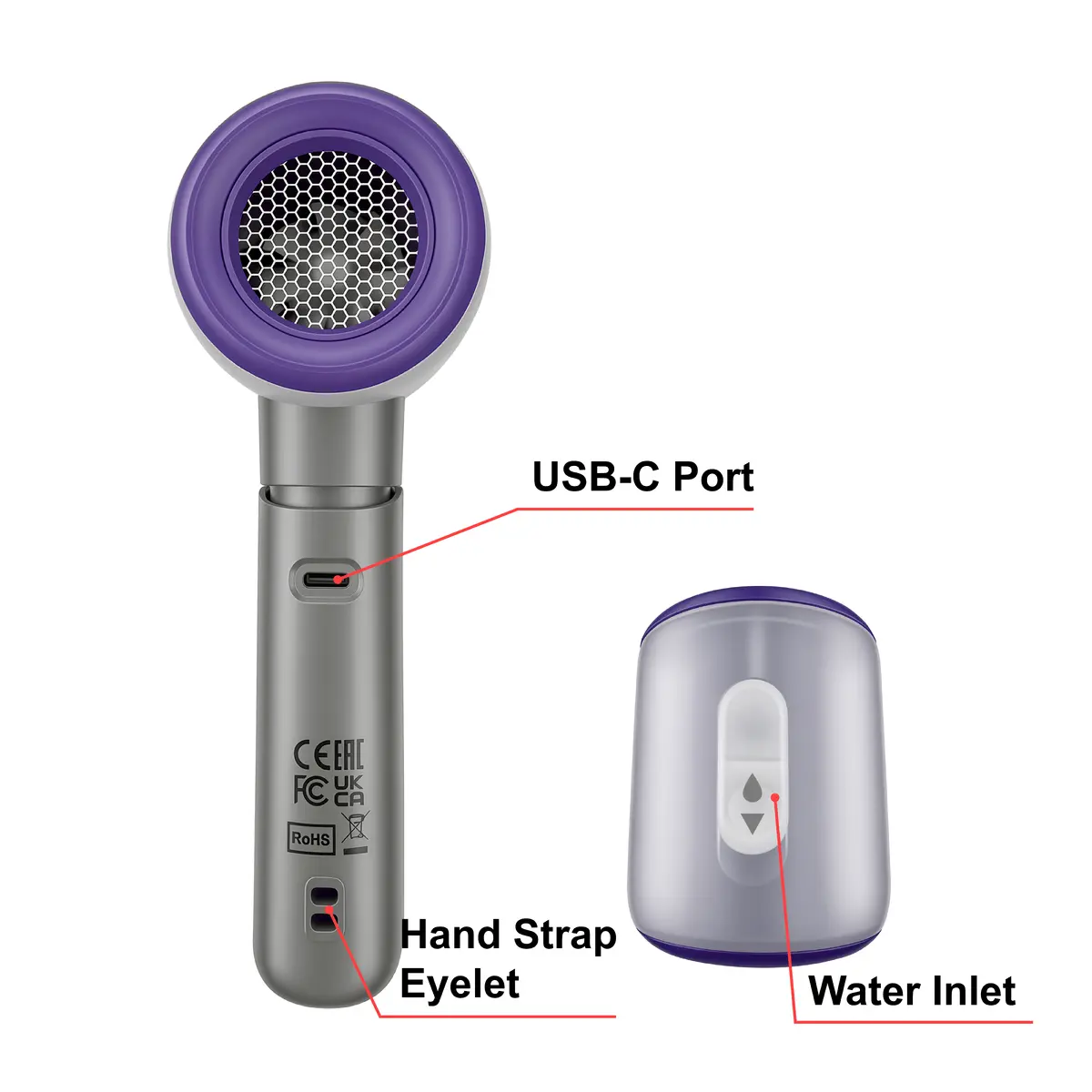 Verbatim Cool 'n' Go Aqua Breeze Handheld Fan Photo 4