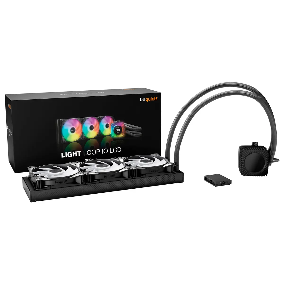 bequiet! Light Loop IO LCD 360mm Liquid CPU Cooler Photo 6