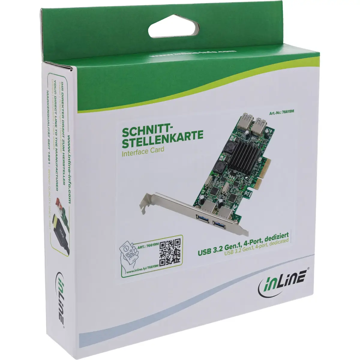 InLine 76619M PCI interfeisa karte Photo 6