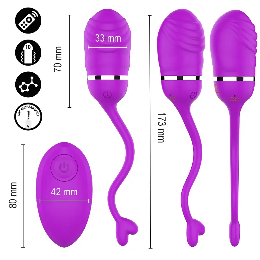 INTENSE Sookie Remote Control Vibrating Egg Purple Photo 4