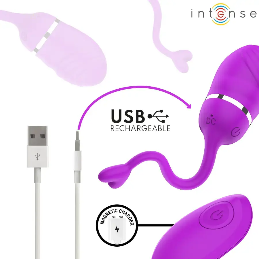INTENSE Sookie Remote Control Vibrating Egg Purple Photo 7