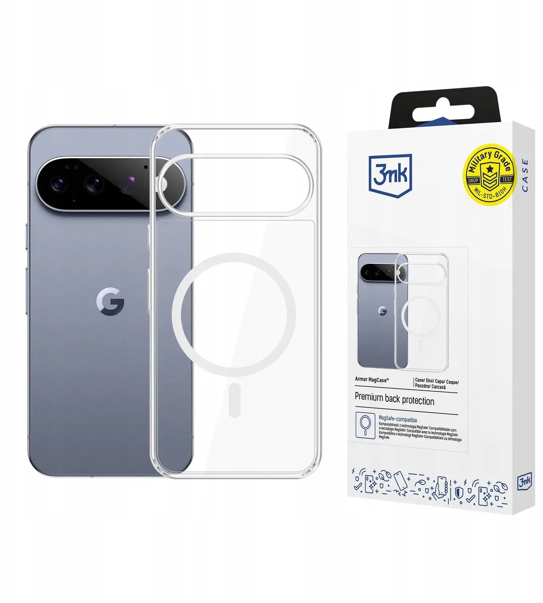 Viedtālruņa vāciņš 3MK Hardy LiqForce MagCase