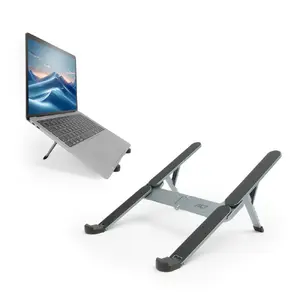 ACT AC8122 Foldable Laptop Stand Dark Grey Aluminium