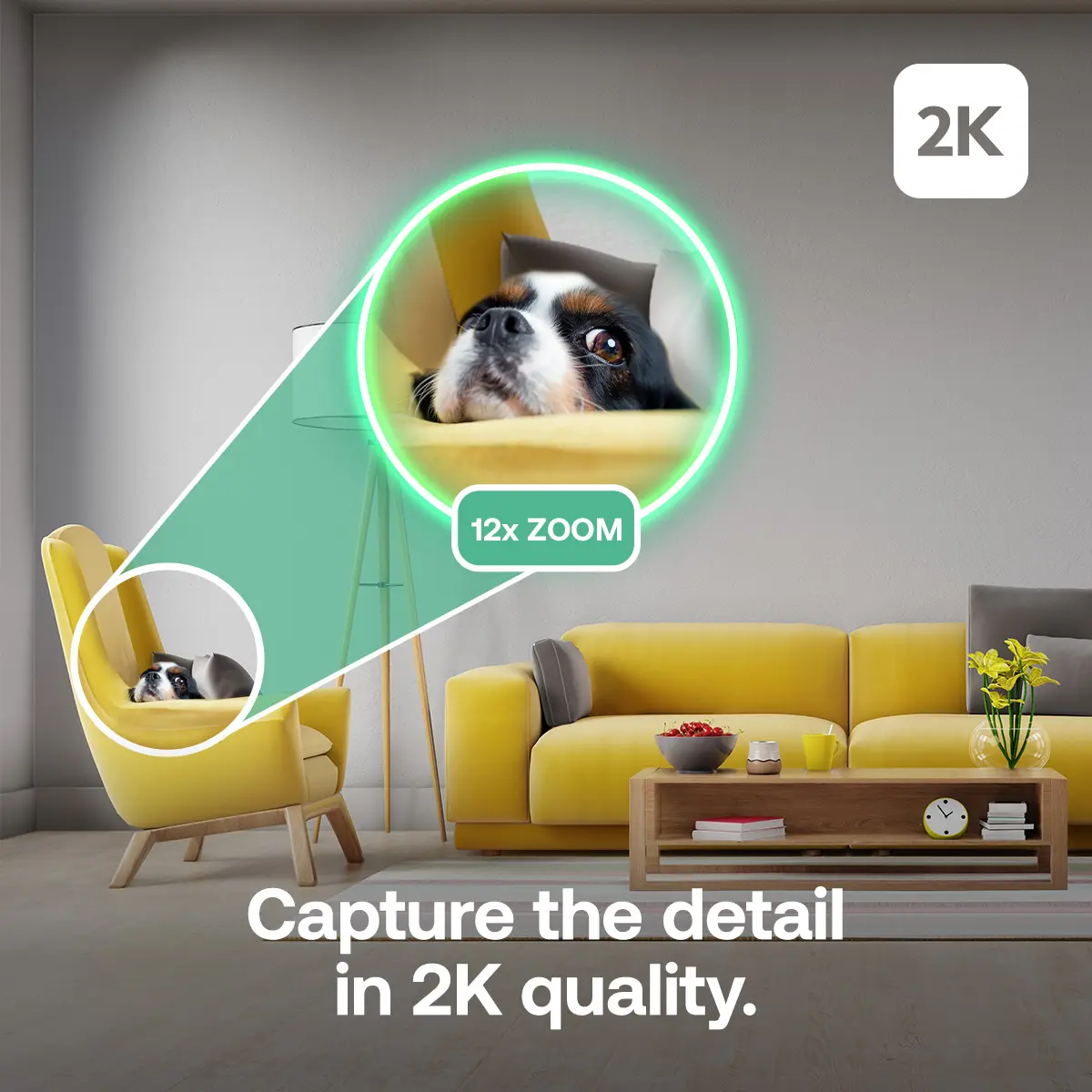 Arlo Essential 3 2K Pan-Tilt-Zoom камера для помещений VMC3073-100EUS Photo 5