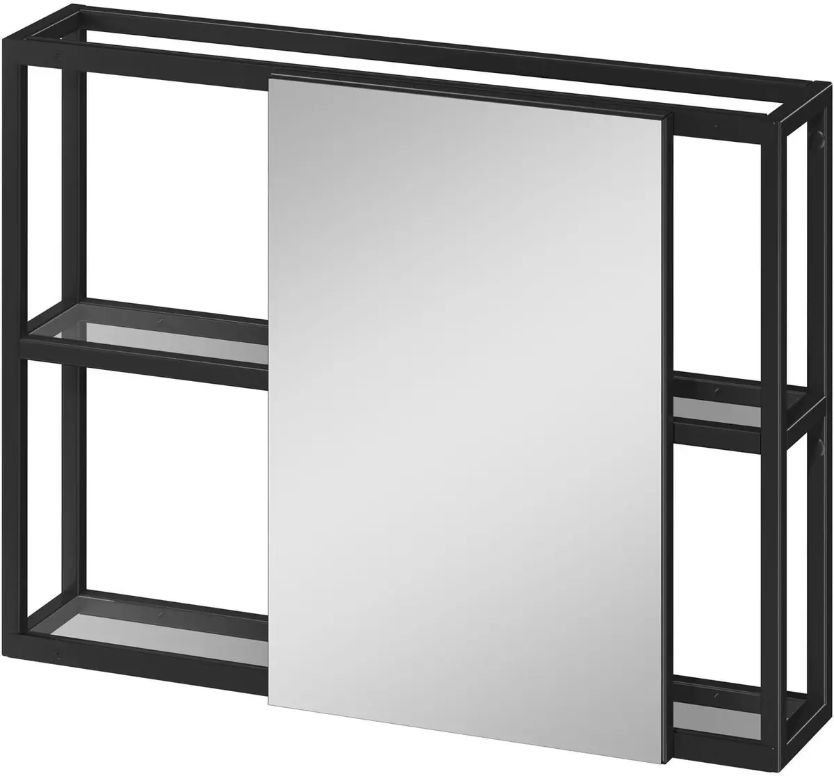 Cersanit ZEN 80 melns spoguļskapis, FZZM1002426277