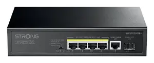 Tīkla komutators Strong SW5011POE+ Gigabit Ethernet Power over Ethernet galda sienas melns
