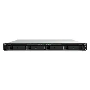 Synology RackStation RS826RP+ 1U statīva tīkla krātuve NAS ar AMD Ryzen V1500B procesoru, 4 GB DDR4 RAM, 4 disku nodalījumiem un DiskStation Manager