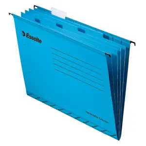 Hanging folder LEITZ Esselte Pendaflex Standard with 4 dividers A4 blue