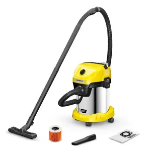 Аккумуляторный хозяйственный пылесос Karcher WD 3-18 S V-17/20 с контейнером из нержавеющей стали