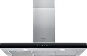 WHIRLPOOL WHB 92F UT X/1 Wall-mounted Cooker Hood Stainless Steel 420 m³/h Touch Control LED Lighting Energy Class A