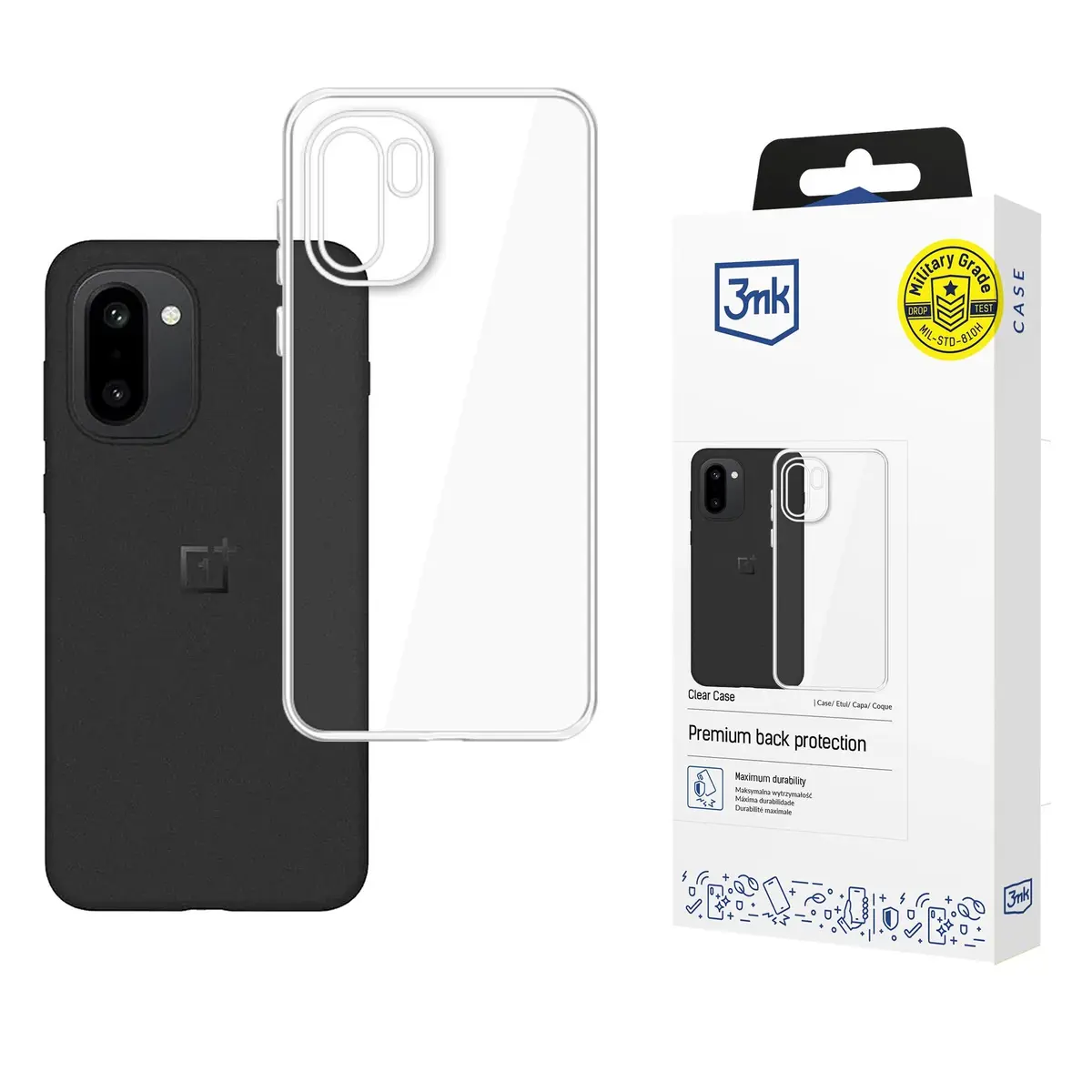 Caurspīdīgs vāciņš 3mk Clear Case priekš