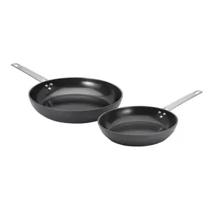 Electrolux E9HOECPS Easy2Clean Frying Pan Set 28cm and 24cm Hob Accessory