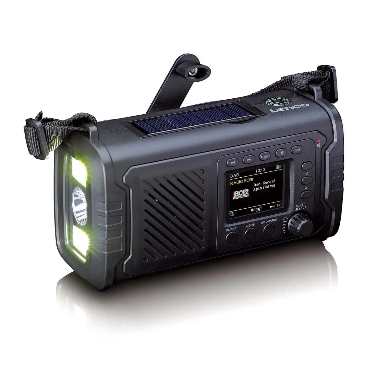 Lenco PDR-055 Ārkārtas situāciju radio ar