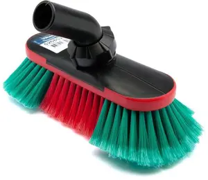 Vikan 526852 Car Wash Brush with Water Flow Black 250 mm Soft