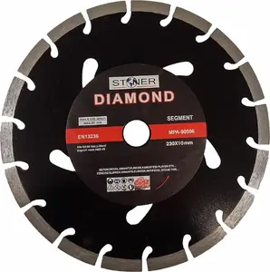 Sudraba Dimanta griezējdisks Silver D.STONER 230mm Segmentēts