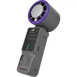 Verbatim Cool 'n' Go Ice Touch Pro Портативный вентилятор Пурпурный Серый 10 Вт 3000 мАч 3.7 В Литий-ионный