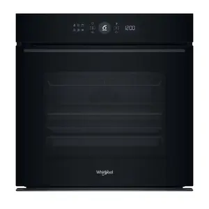 Iebūvējamā cepeškrāsns Whirlpool WOI5S8HM1SBA ar 6TH Sense tehnoloģiju, Forced Air, Steam+, Cook4, AirFry un Smart Clean
