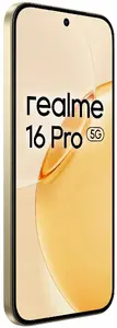 Смартфон Realme 16 Pro 5G, 8 ГБ оперативной памяти, 512 ГБ встроенной памяти, AMOLED-дисплей, оптическая стабилизация изображения, золотой