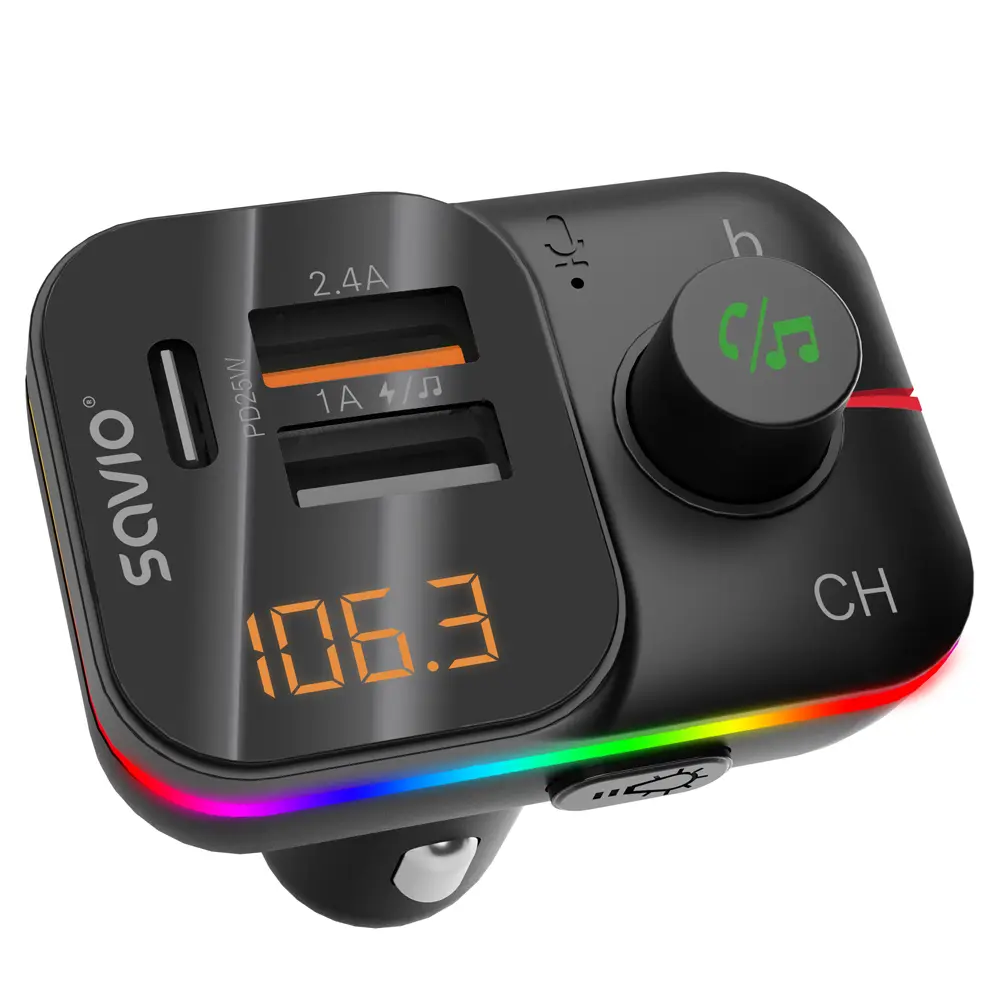 SAVIO TR-18 FM raidītājs ar Bluetooth