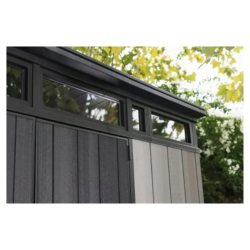 Garden Shed Keter Cortina 11x7 Gray Photo 2