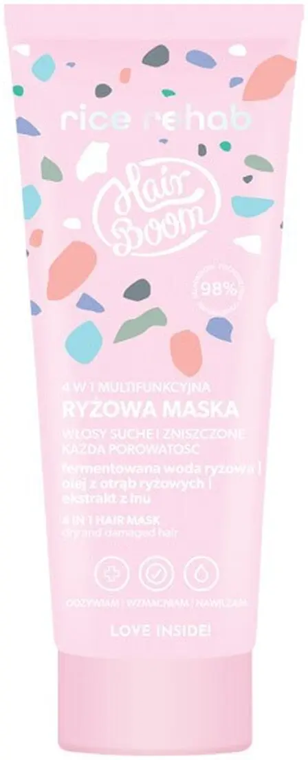 Ziaja HAIRBOOM Rice Rehab 4-in-1 daudzfunkcionāla
