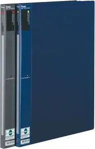 Презентация в папке-портфолио Pentel DCF132 с 20 черными файлами для документов формата A3
