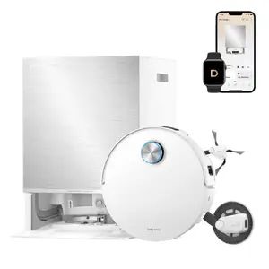 Dreame X60 Pro Ultra Complete Smart Robot Vacuum and Mop White with Dust Bag 165 min Runtime 68 dB Noise Level