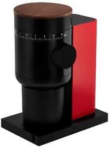 Coffee Grinder Fellow Opus Gen 2 Cherry Red with 110 g capacity and blade grinding mechanism
