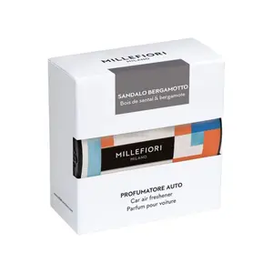 Car Air Freshener Millefiori Orange Sandalwood Bergamot