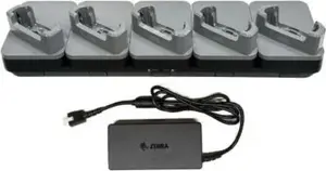 Zebra CRD-TC7A-5SE5D-1 Ethernet ShareCradle komplekts līdz piecu TC70 sērijas mobilo datoru uzlādei