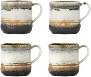 Bloomingville Deana Mug, Multicolored, Stoneware