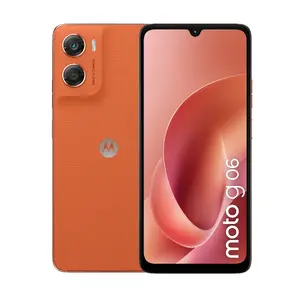 Motorola moto g06 Смартфон 6.88" Две SIM-карты Android 15 4G MediaTek Helio G81 Extreme 4 ГБ ОЗУ 256 ГБ Память Камера 50 МП Аккумулятор 5200 мАч Оранжевый