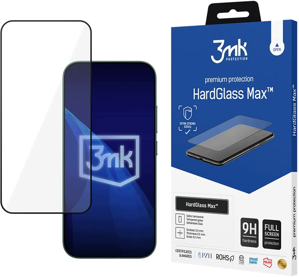 3MK HardGlass Max rūdīta stikla ekrāna