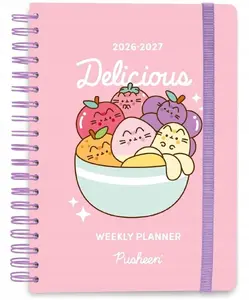 Pusheen A5 Weekly Calendar and Planner Fruits 2026/2027
