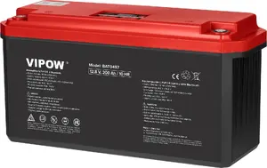 VIPOW LiFePO4 Gel Battery Bluetooth 200Ah BAT0497