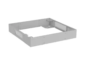 Lanberg Floor Standing Cabinet Plinth 600x600 19 inch Grey Compatible with FF01 and FF02 Series