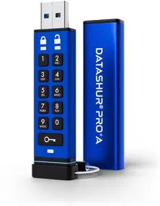 iStorage datAshur PRO+A USB Flash Drive 32 GB USB Type-A 3.2 Gen 1 Blue