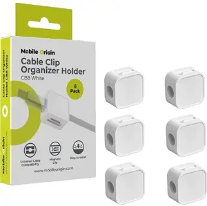 Mobile Origin CB8 Cable Cord Organizer Holder White