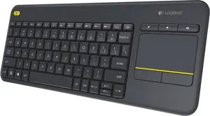 Беспроводная клавиатура Logitech K400 PLUS с немецкой раскладкой QWERTZ и тачпадом
