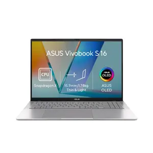 Asus Vivobook S16 S3607QA-OLED111WZ Portatīvais dators 16 collas WUXGA OLED 32GB RAM 512GB SSD Windows 11 Home Sudraba