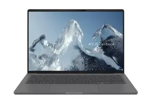 Asus Zenbook A14 UX3407NA-OLED174W Portatīvais dators, 14 collu WUXGA OLED ekrāns, Snapdragon X2 Elite, 16GB RAM, 512GB SSD, Windows 11 Home, pelēks