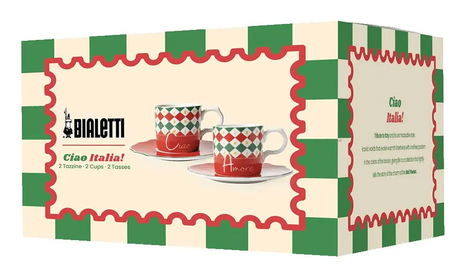 Bialetti Tricolore 2 espresso tasīšu un