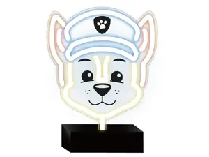 Paw Patrol Светодиодный неоновый светильник на подставке с дизайном Чейз для детей